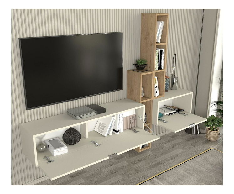 Obývací stěna Edge (dub pískovcový)