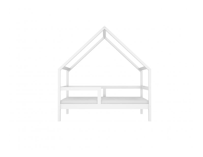 Dětská postel 80 cm Pamuk (bílá) (s roštem)