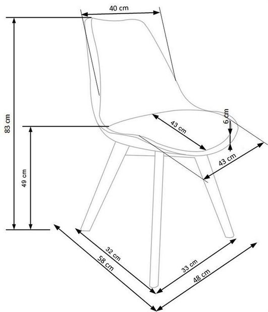 Jídelní židle Stele