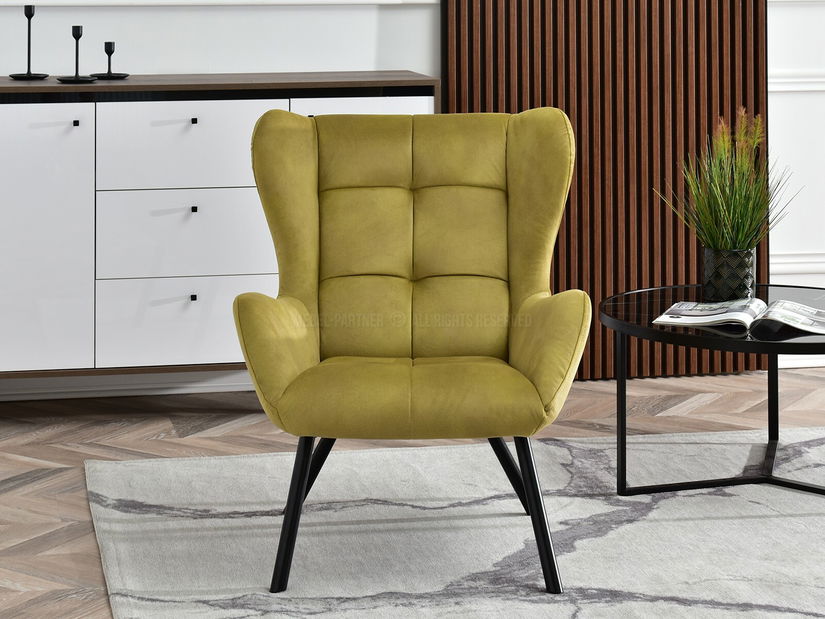 Relaxační křeslo Norweien (černá)