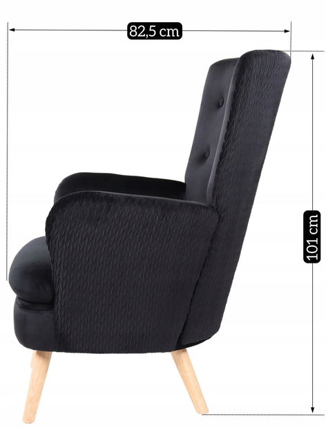 Křeslo Saboteador (černá)