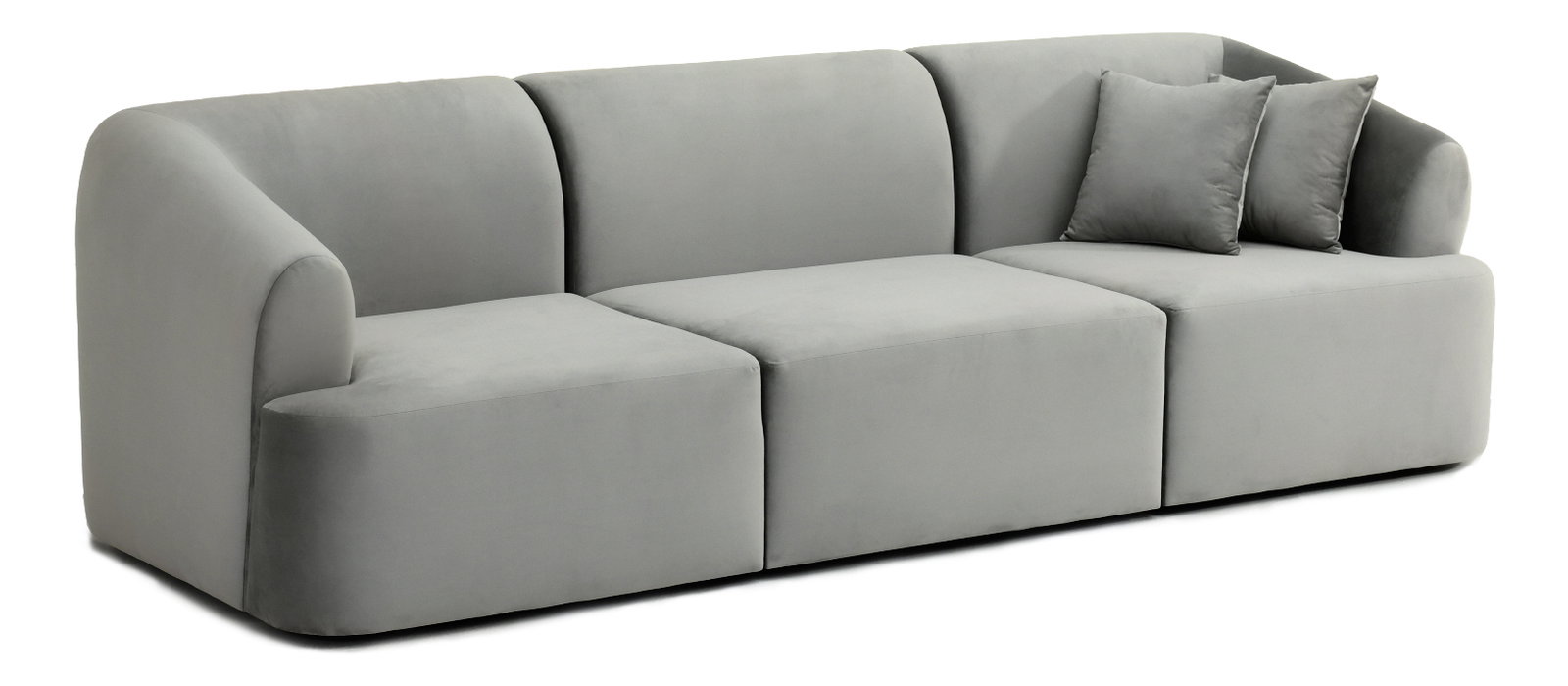 Pohovka trojsedačka Gramos (šedá + černá)