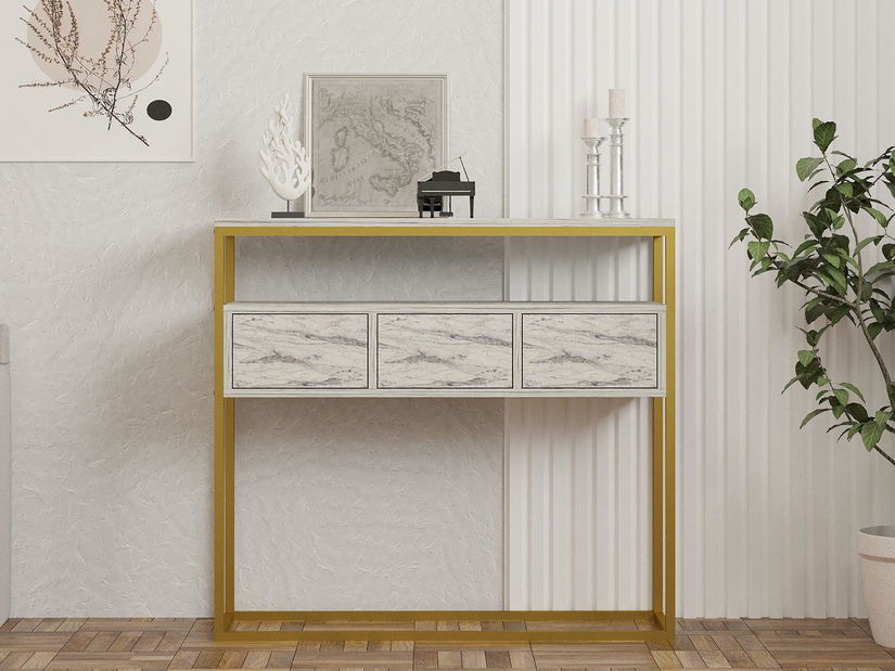Konzolový stolek Guarde (mramor frézie)