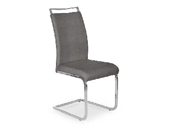 Jídelní židle  Kato (siva + stříbrná)