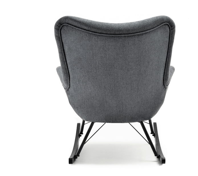 Relaxační křeslo Laurentino (grafitová + černá)