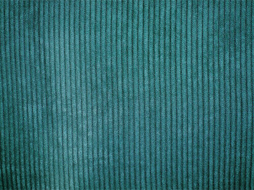 Sada 2 ozdobných polštářů 43 x 43 cm Zinny (modrá)