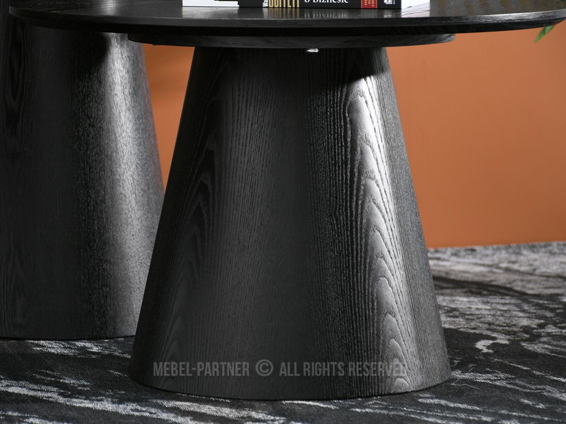 Konferenční stolek Otava 60 (černé dřevo + černá)