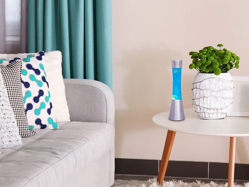 Dekorativní svítidlo Minka 7029 (stříbrná + modrá)