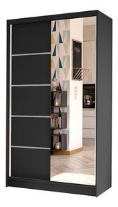 Šatní skříň Delana III (černá)