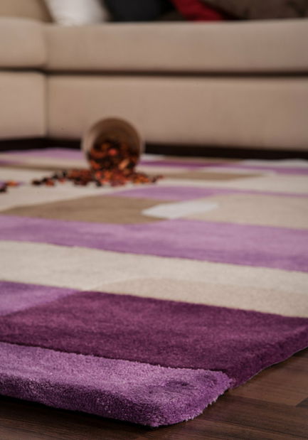 Ručně vyrobený koberec Cosmopolitan Handcarving 832 Lavender