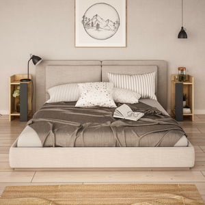 Noční stolek Elmo 1 (Dub + Antracit)