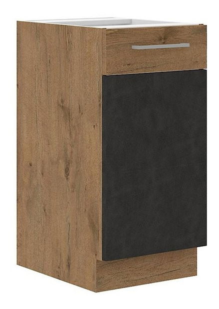 Dolní kuchyňská skříňka Bronte 40 D 1F BB (dub lancelot + matera)