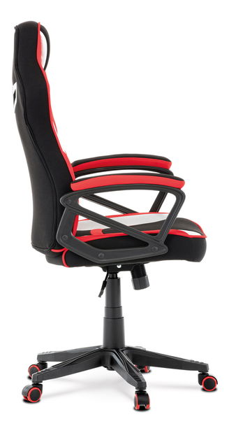 Kancelářské/herní křeslo Ynais-Y340-RED (červená + černá + stříbrná)