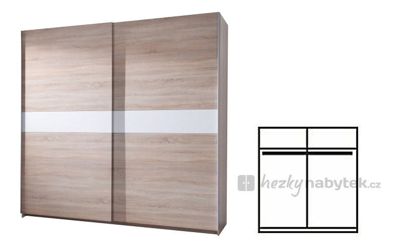 Šatní skříň Victoria *výprodej