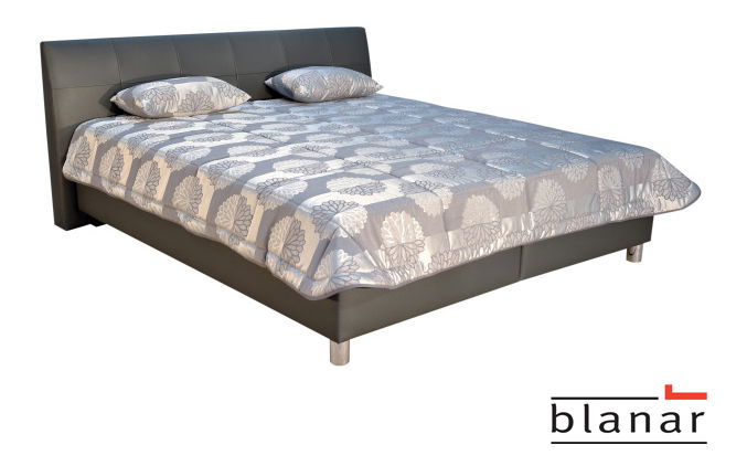Manželská postel 180 cm Blanář Nice (eleganza 02 80/bronco grey) (s roštem)