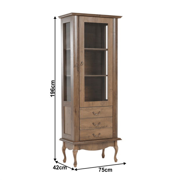 Vitrína Valiara DA4 (dub lefkas)