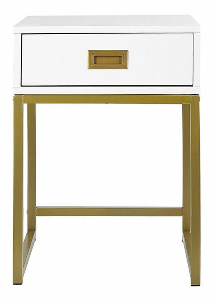 Příruční stolek LAGARRO (bílá)