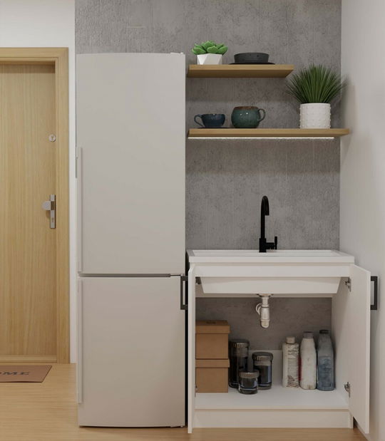 Dolní kuchyňská skříňka Katiossa 1 (bílá)