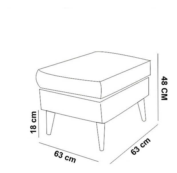 Taburetka Samaya (antracit)