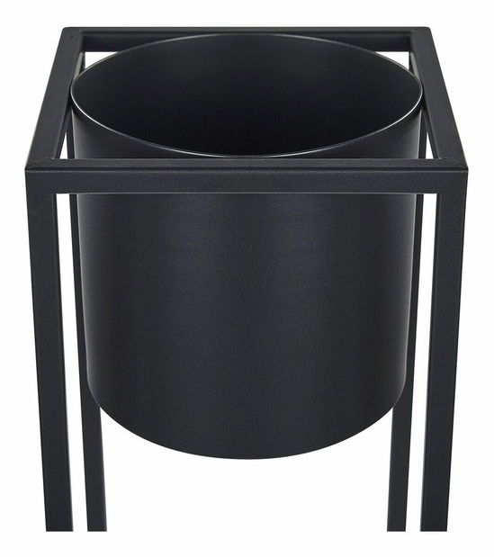 Stojanový květináč 50 cm Idrie (černá)