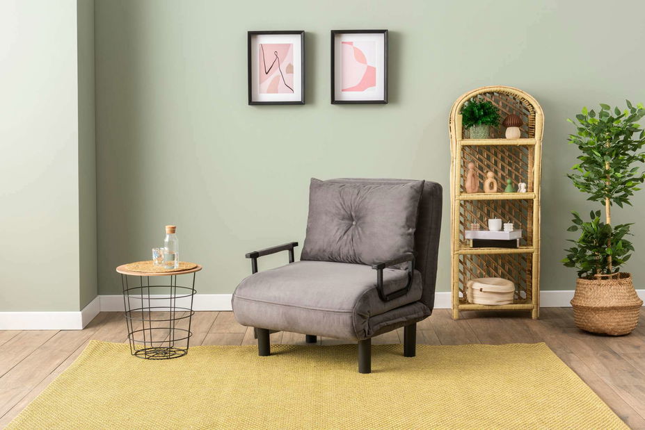 Křeslo Sentimento (šedá)