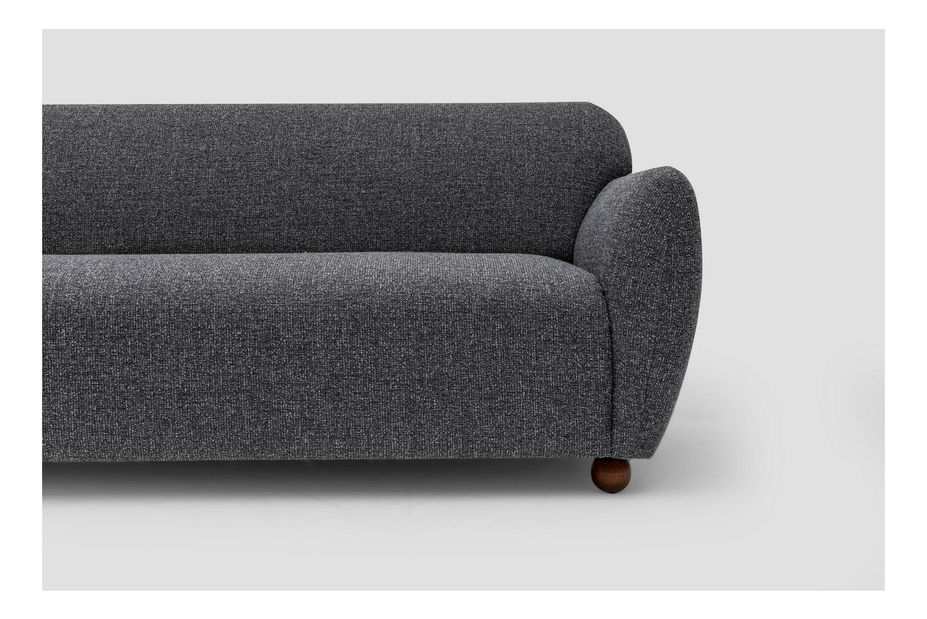 Rohová sedačka Edoletta 2 (tmavě šedá)