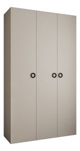 Šatní skříň 160 cm Carmela 50-1 (kašmír + černá)