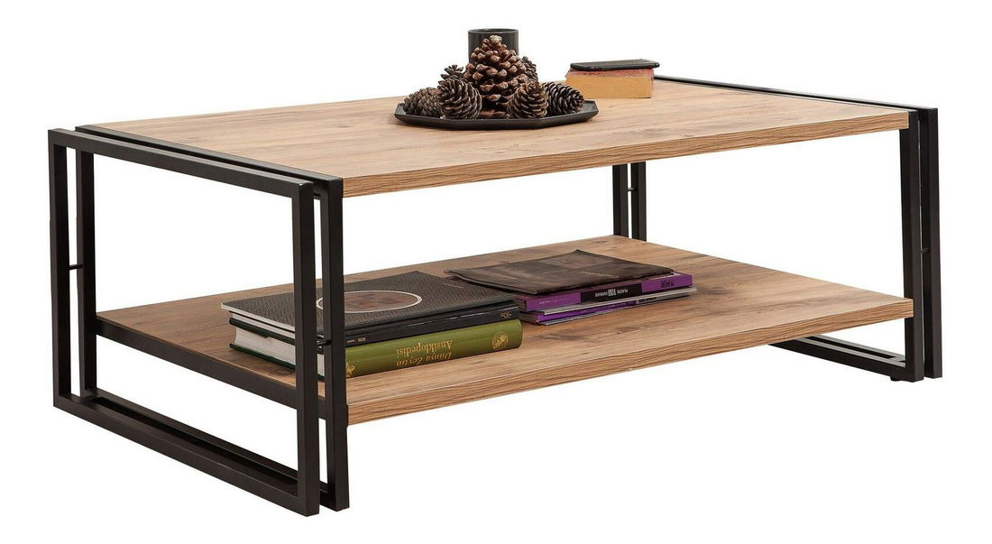 Souprava nábytku do obývacího pokoje Cosmopolitan 26 (atlantická borovice + černá)