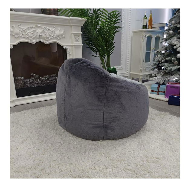 Sedací pytel Permitira (šedá) (tučňák)