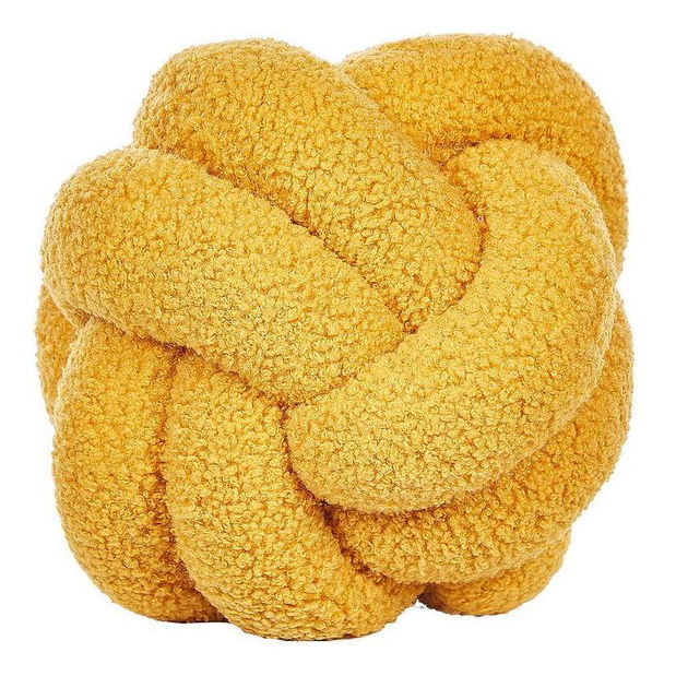 Ozdobný polštář 19 x 19 cm Malnia (žlutá)