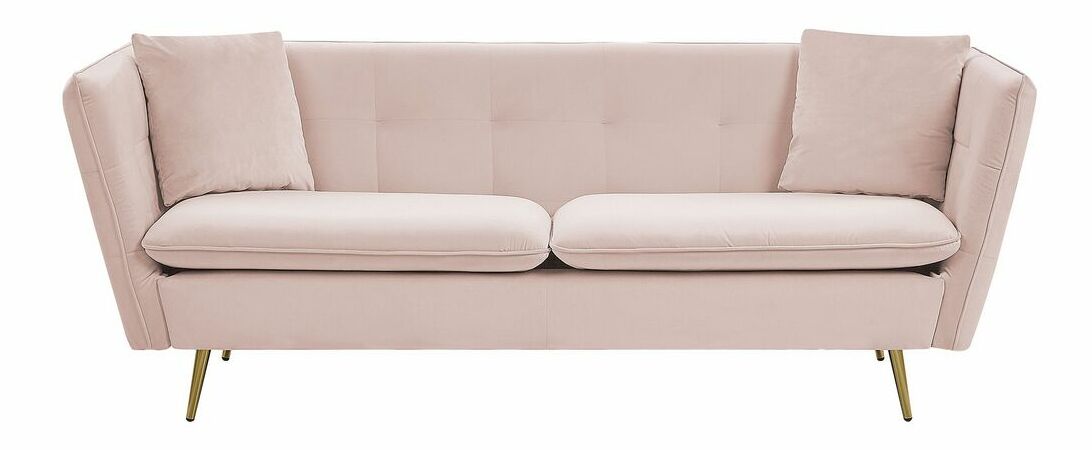 Pohovka třísedačka FERICA (růžová)