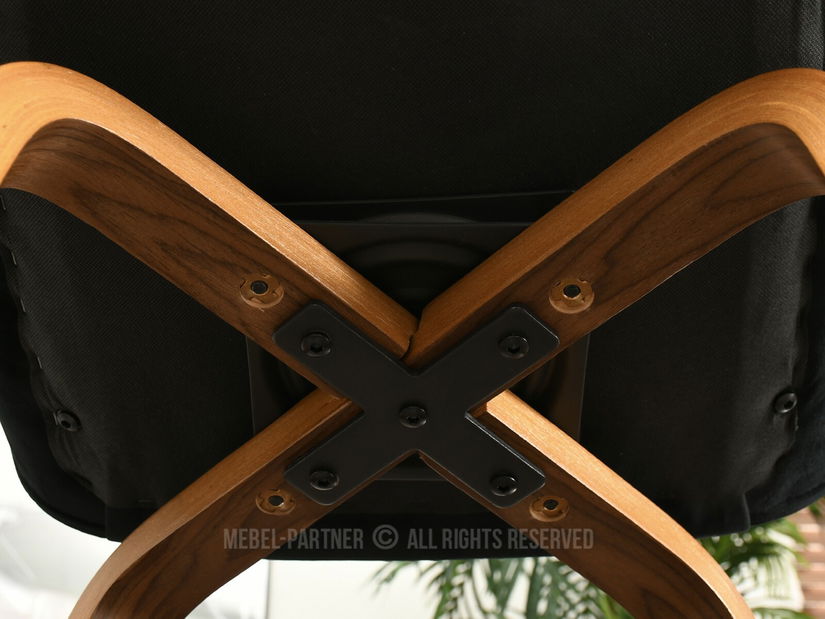 Židle Max K (černá + ořech)