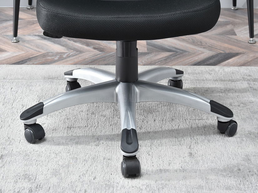 Křeslo Lumpo (černá + stříbro)