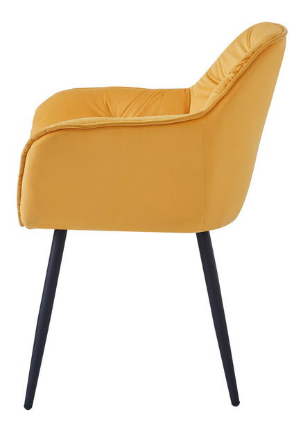 Designové křeslo Fedro (žlutá)
