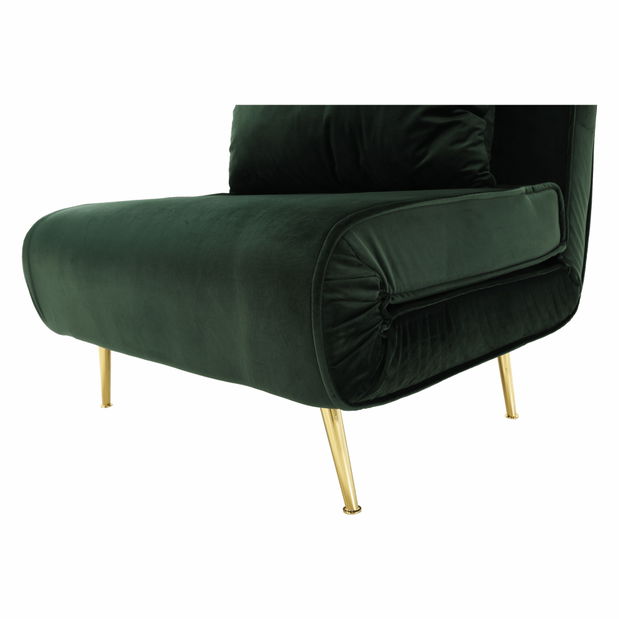 Rozkládací křeslo Milla (zelená)