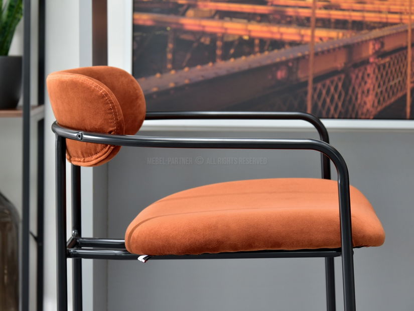 Židle Viola (měděná + černá)