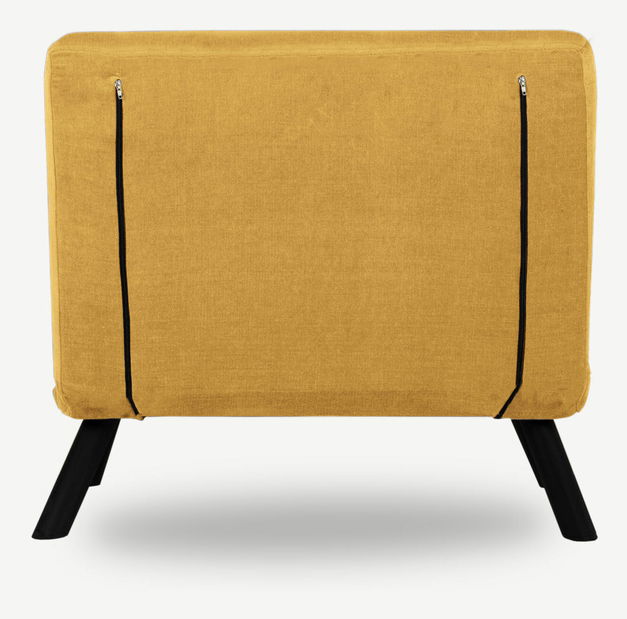 Rozkládací křeslo Sandy (hořčicová)