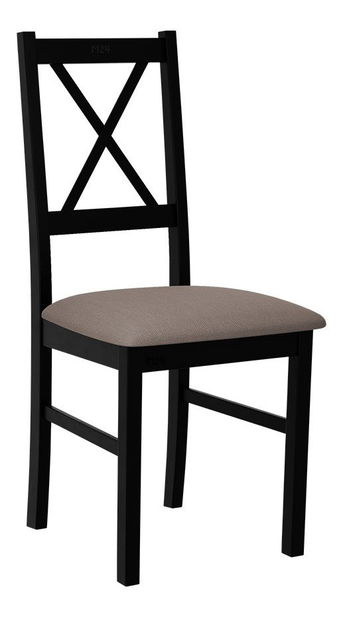 Jídelní židle Zafir X (černá + taupe)