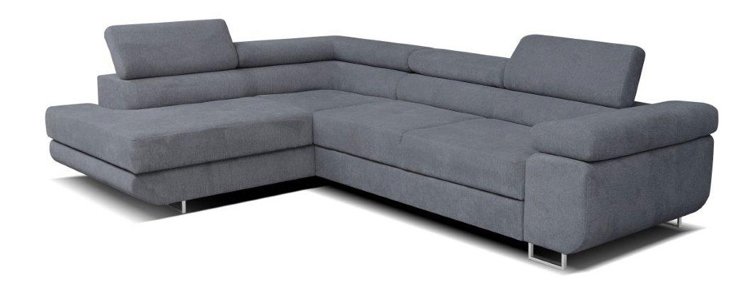 Rohová sedačka Moshe (tmavě šedá) (L)