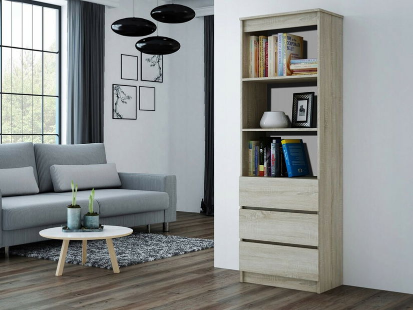 Regál Respeto 1 (dub sonoma)