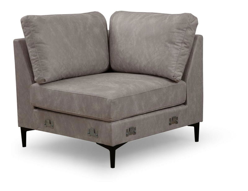 Rohová sedačka U Portobeno 2 (béžová + černá)