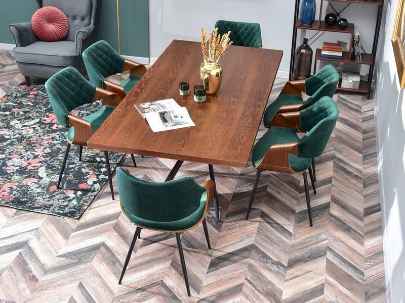 Židle Rolf K (zelená + černá)