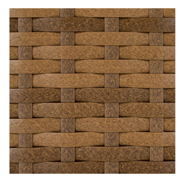 Zahradní set Senala (hnědošedá + světle hnědá) (pro 8 osob)