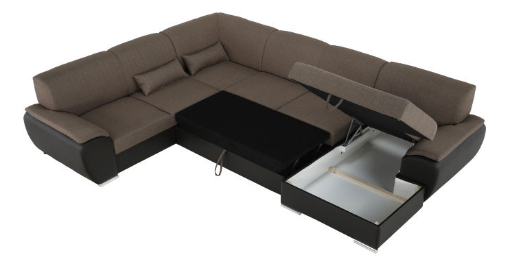 Rohová sedací souprava U Emma U (P)