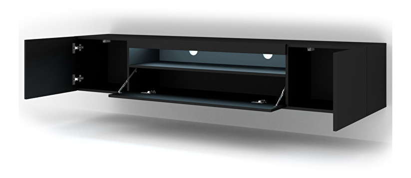 TV stolek/skříňka Aurora 200 (černá matná)