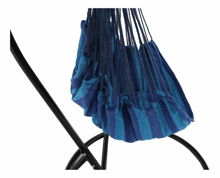 Závěsné houpací křeslo Nicolaj (modrá)