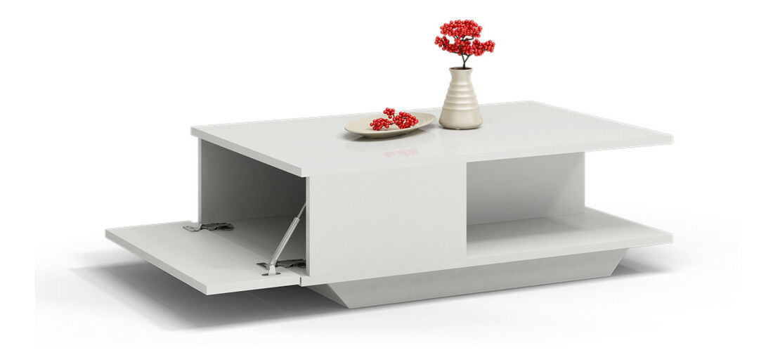 Konferenční stolek Dosgracios 1 (lesk bílý)
