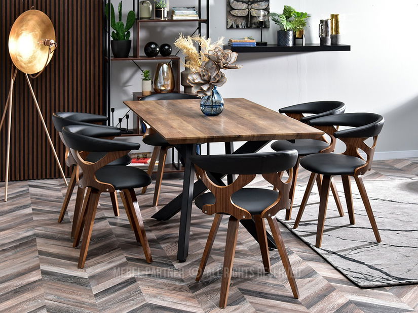 Židle Bender (ořech tmavý + ořech)