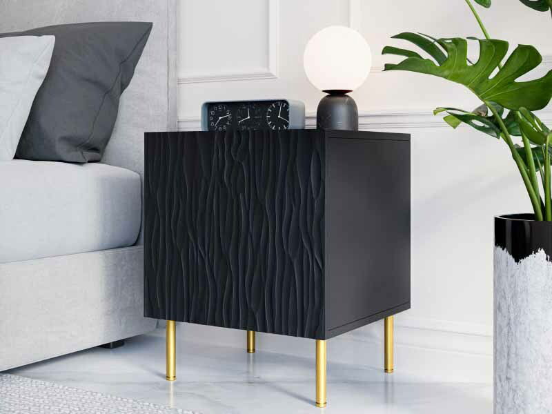 Noční stolek Jackson (černá)