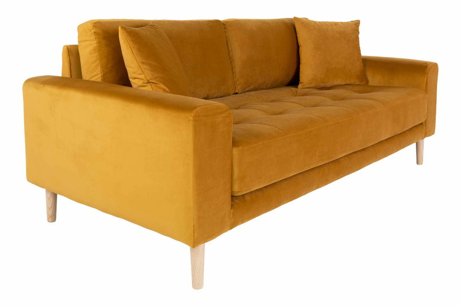 Pohovka dvousedačka Lvaveriaora 25 (hořčičná)